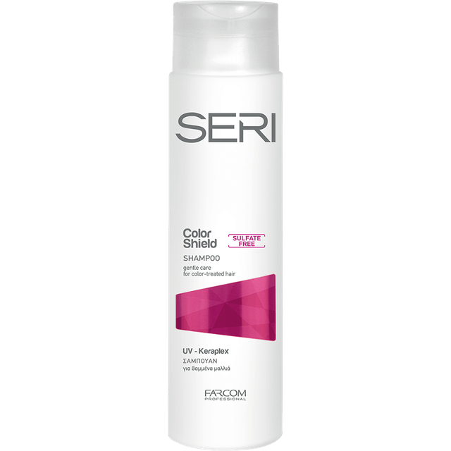 Farcom Seri Color Shield Sulfate Free Shampoo for Coloured Hair with Keratin and UV Protection