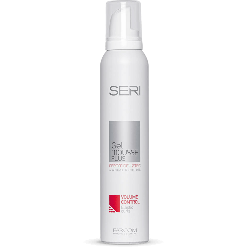 Farcom Seri Gel Mousse Plus for elastic curls with ceramide and wheat germ oil