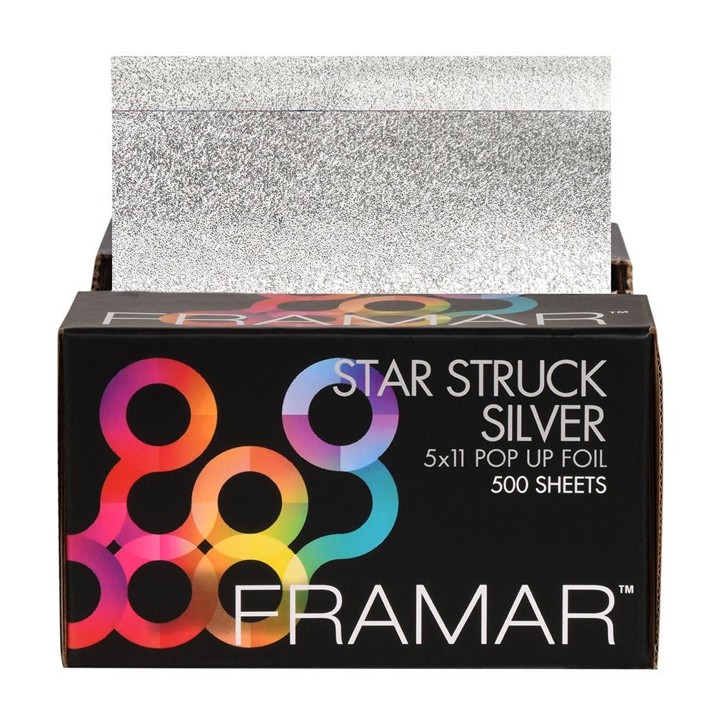 Framar Pop Up Foil Star Struck Silver 127 x 279mm 500 Sheets