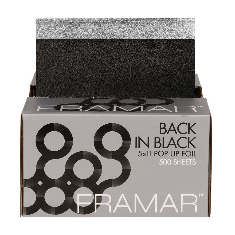 Framar Pop Up Foil Back in Black 127 x 279mm 500 Sheets