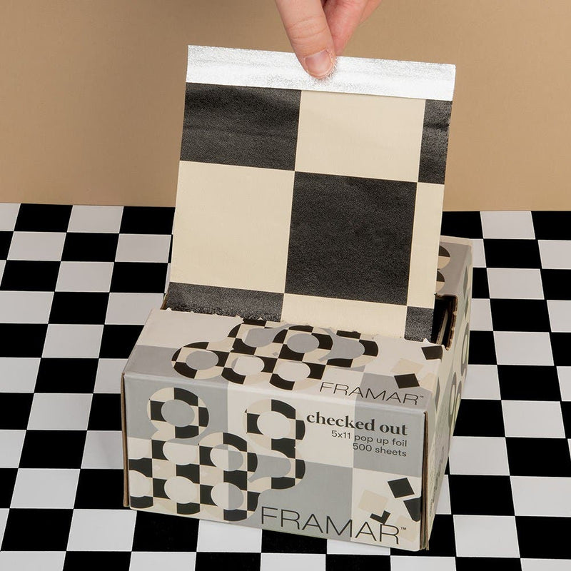 Framar Pop Up Foil Checked Out 127 x 279mm 500 Sheets