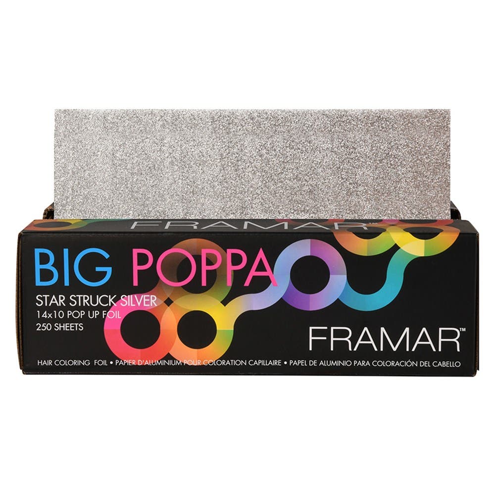 Framar Pop Up Foil Big Poppa Star Struck Silver Extra Wide 154 x 355mm 250 Sheets