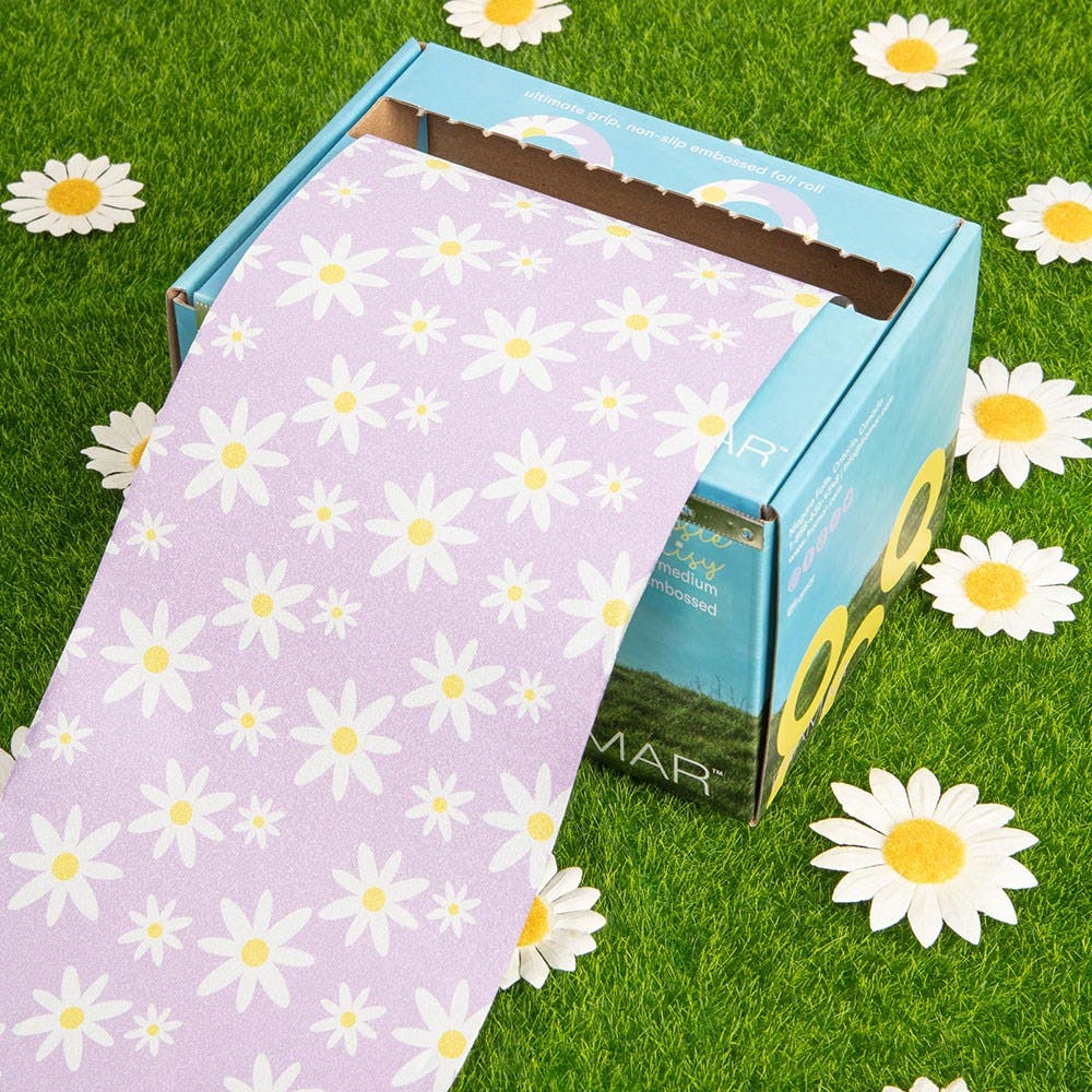 Framar Embossed Foil Roll Medium Whoopsie Daisy 12.7cm x 97.5m