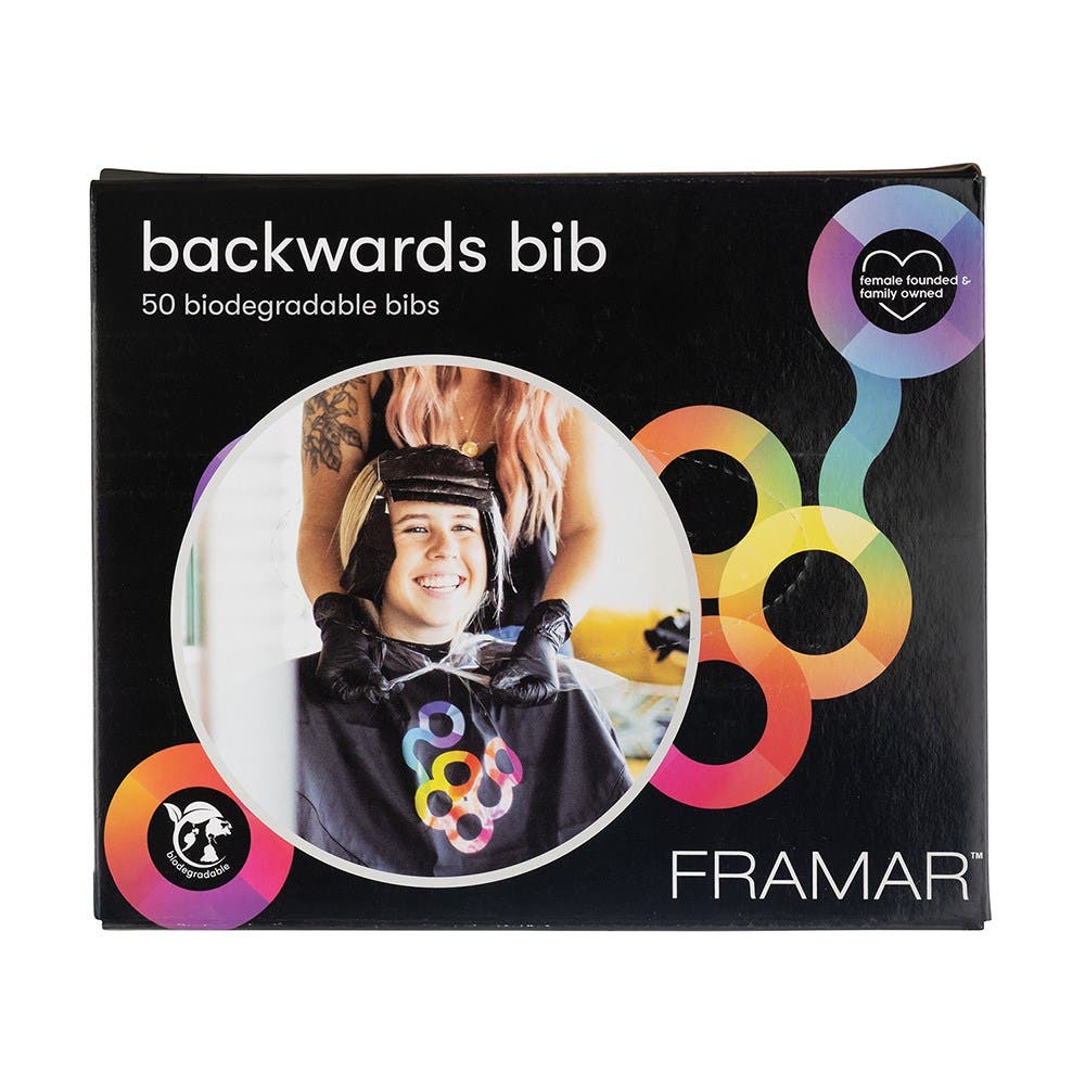 Framar Backwards Biodegradable Bibs 50pk