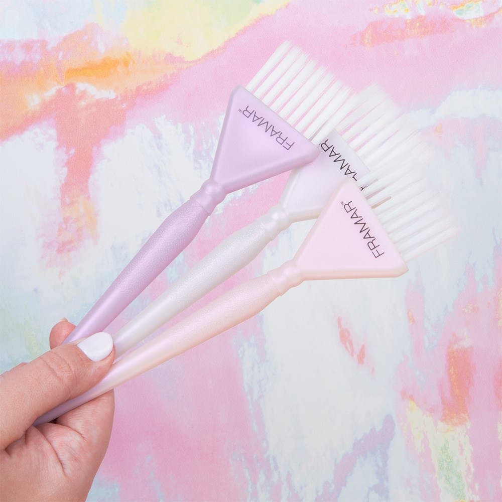 Framar Triple Threat Colour Tint Brush Set 3pk - Glazed Donut
