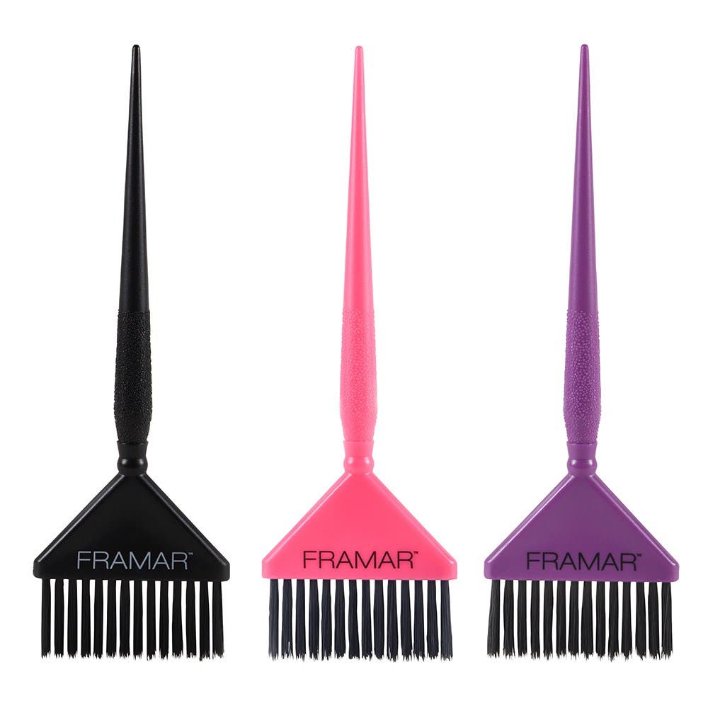 Framar Big Daddy Colour Tint Brush Set 3pk - Coloured
