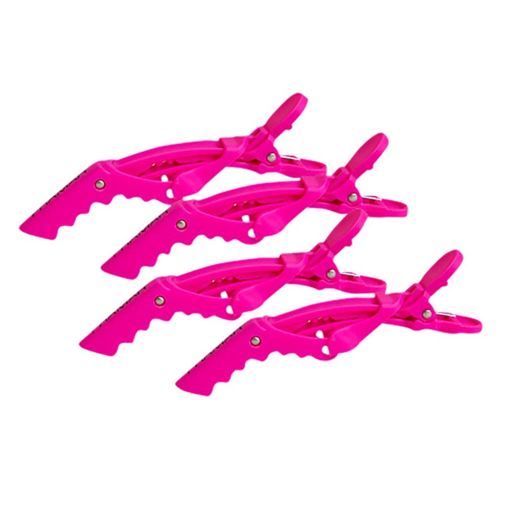 Framar Gator Grip Clips 4pk - Pink