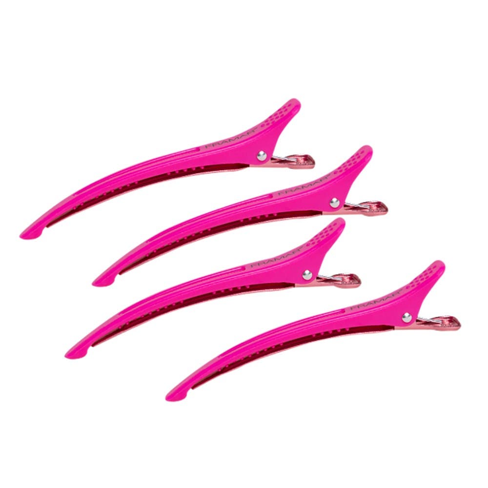 Framar Nylon/Aluminium Super Sectioner Clips 4pk - Pink