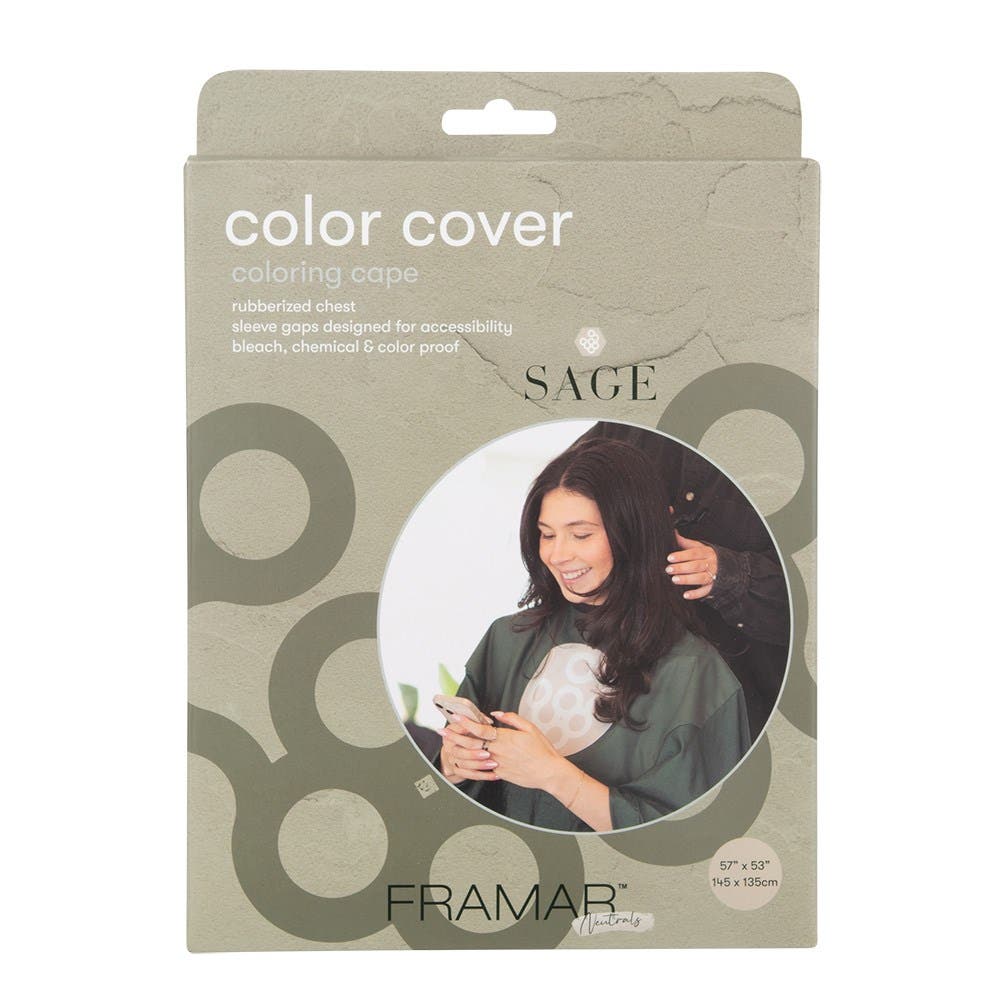 Framar Color Cover Colouring Cape - Sage