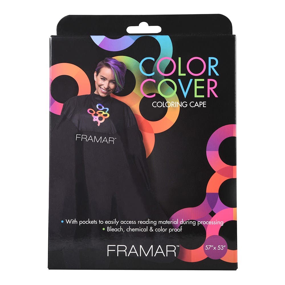 Framar Color Cover Colouring Cape - Black