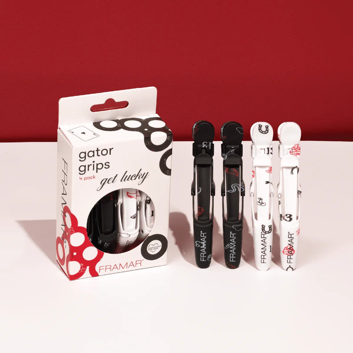 Framar Gator Grip Clips 4pk - Get Lucky