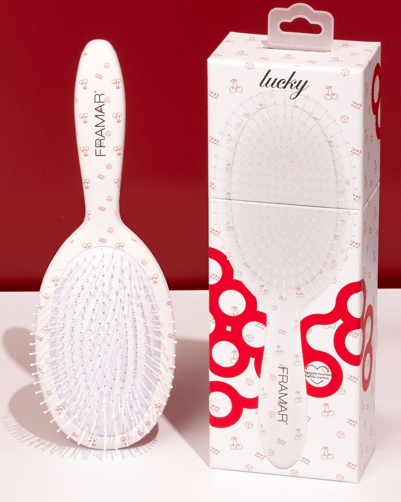 Framar Detangler Hair Brush Get Lucky - Lucky