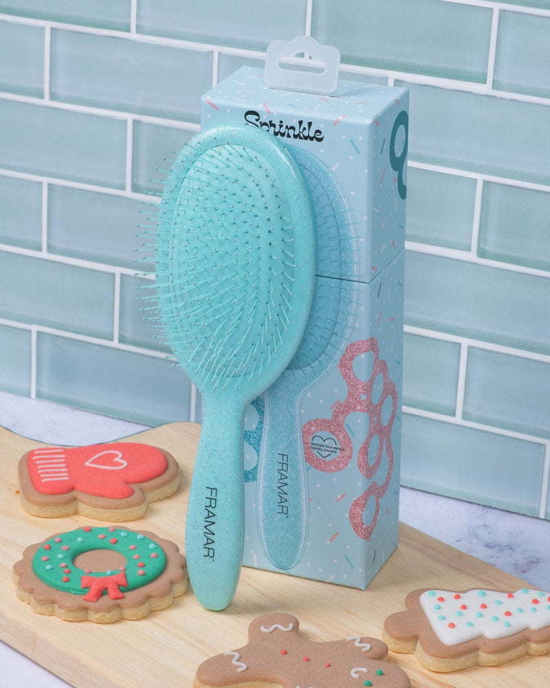 Framar Detangler Hair Brush Cookie Cutter - Sprinkle