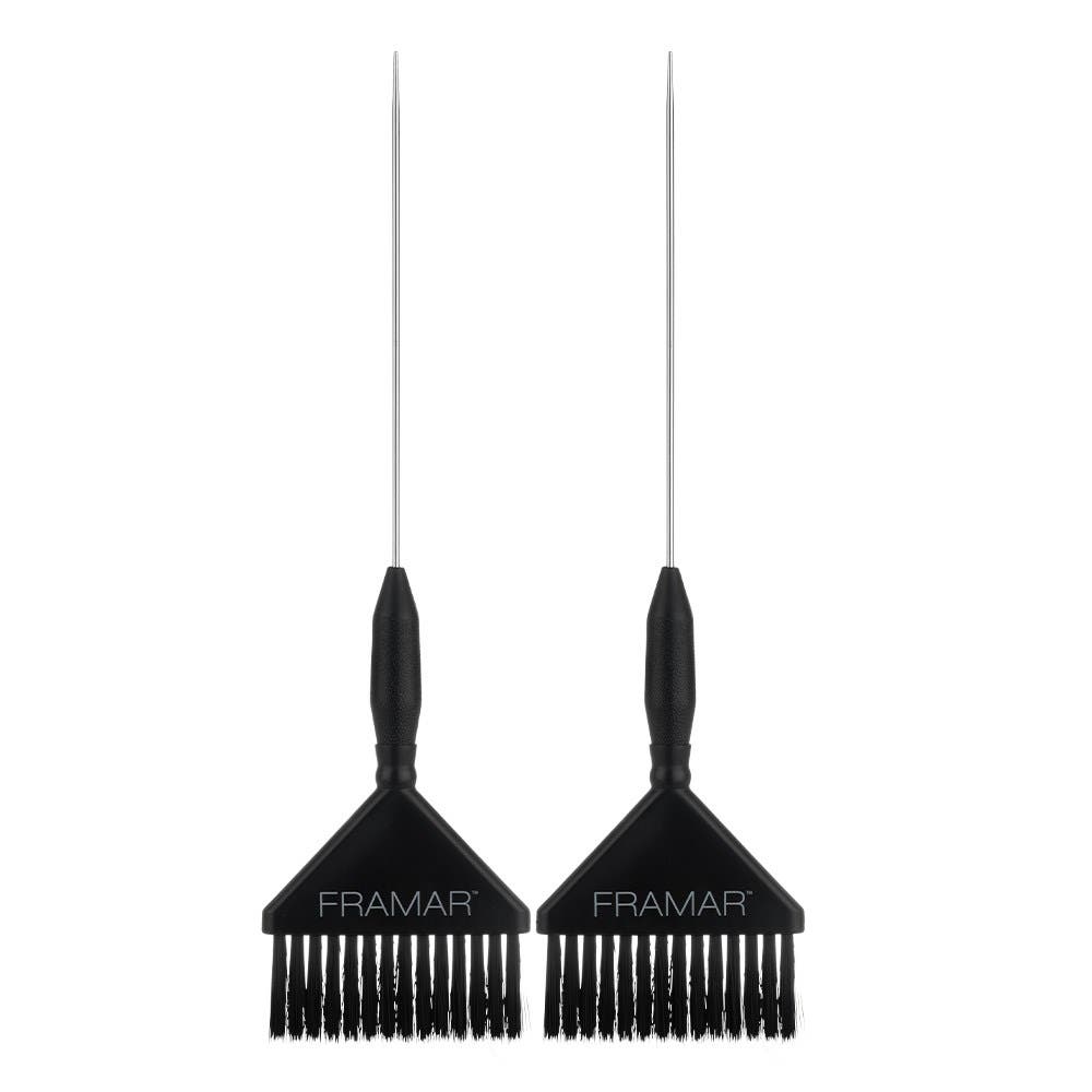 Framar Big Daddy Pintail Tint Brush Set 2pk - Black