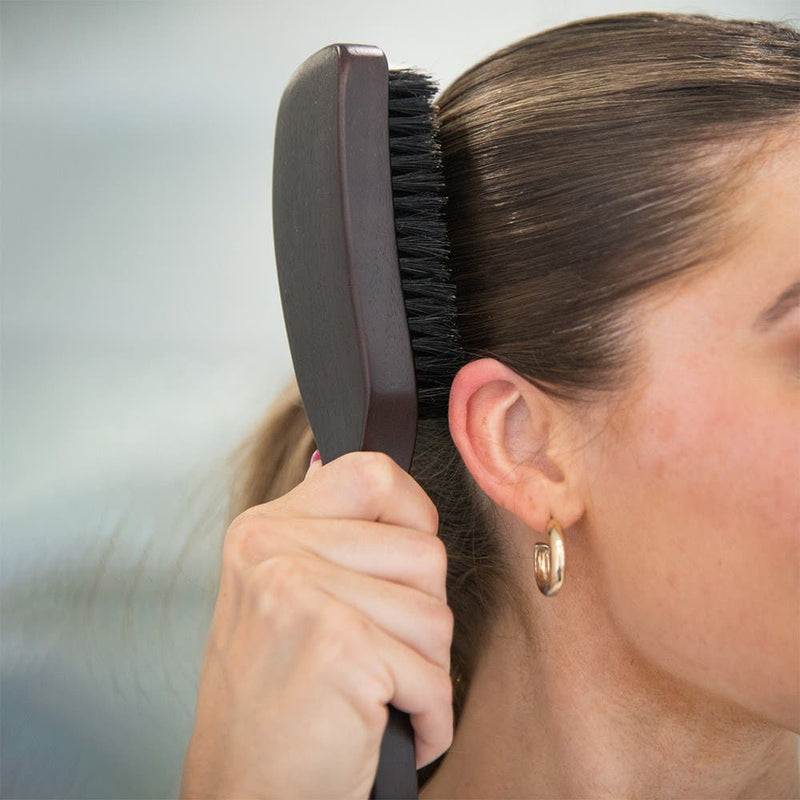 Framar Boar Brush - 100% Boar Bristles with Wooden Handle