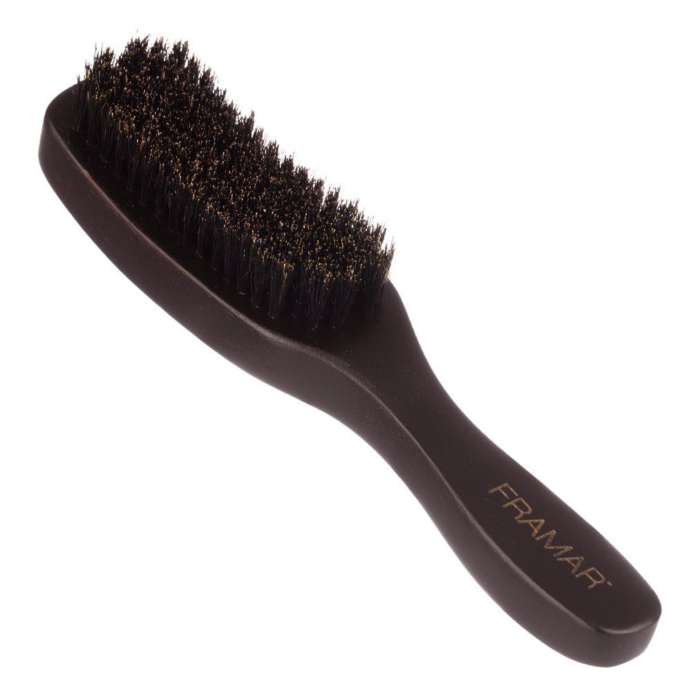 Framar Boar Brush - 100% Boar Bristles with Wooden Handle