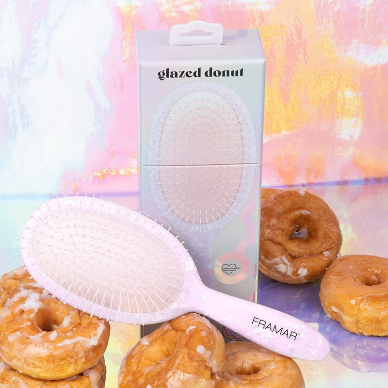 Framar Detangler Hair Brush Glazed Donut