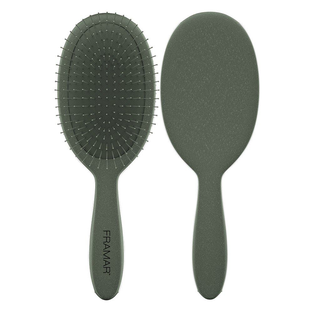 Framar Detangler Hair Brush Neutrals Sage - Evergreen