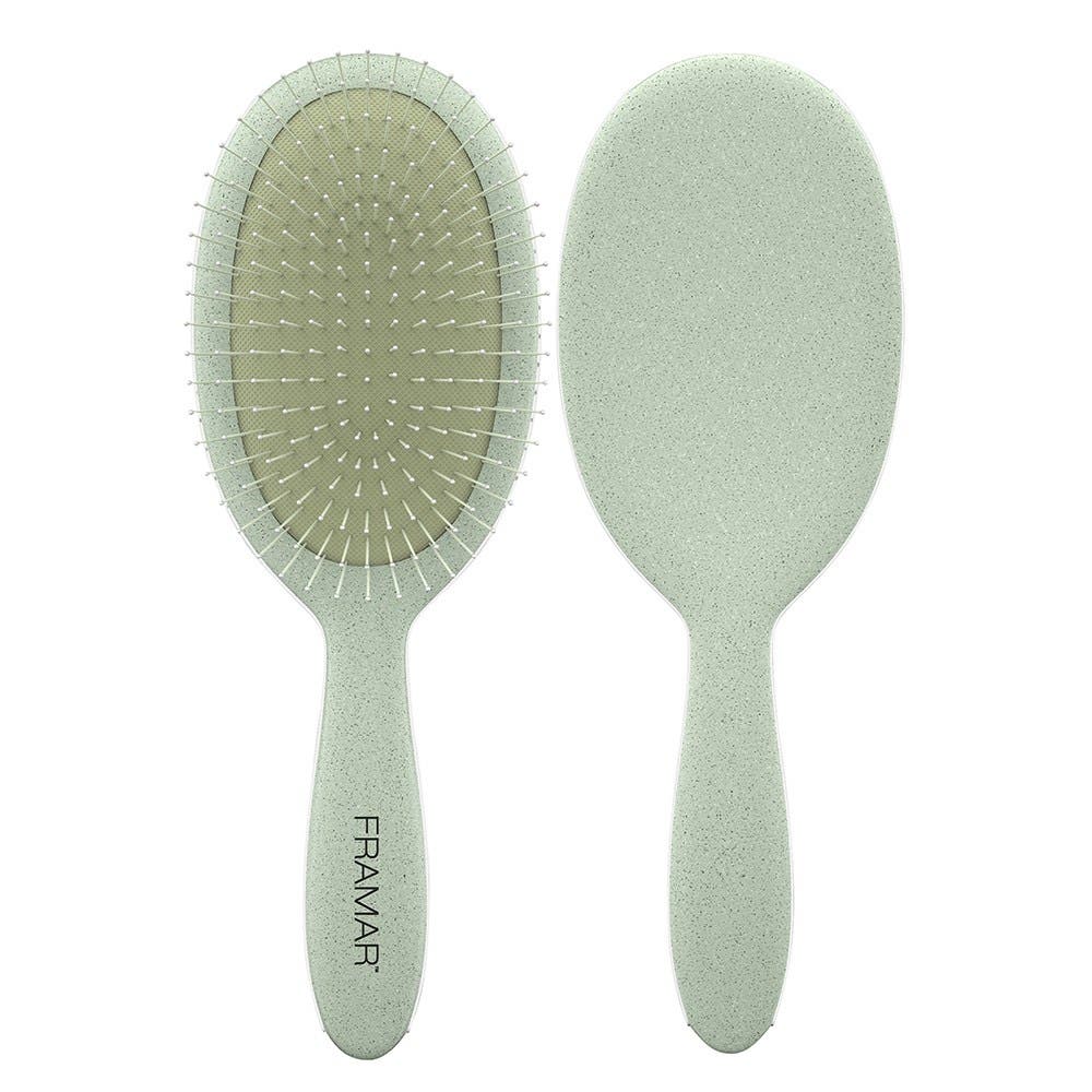 Framar Detangler Hair Brush Neutrals Sage - Fig