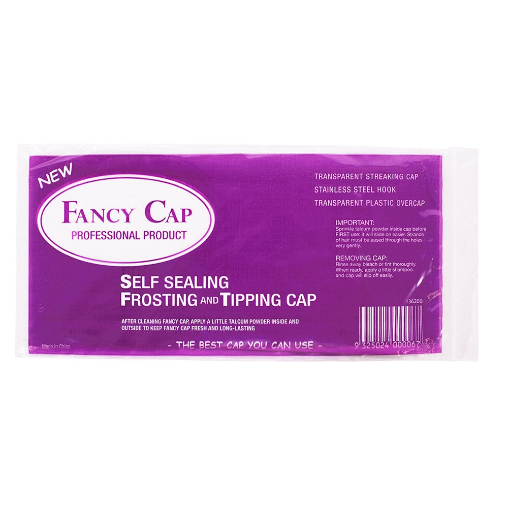 Fancy Cap - Transparent Streaking Cap, Self Sealing Frosting & Tipping Cap - Regular Size