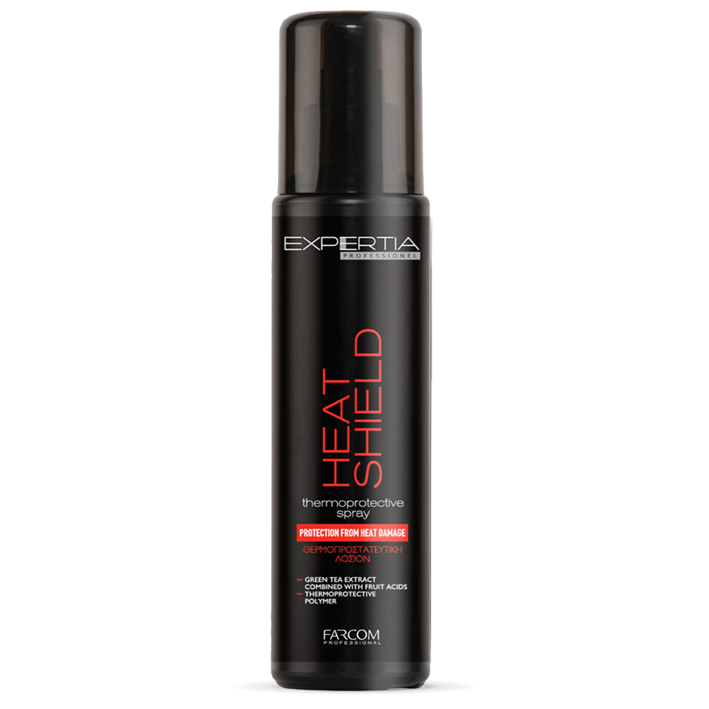Farcom Expertia Heat Shield thermoprotective spray 200ml with green tea extract and fruit acids