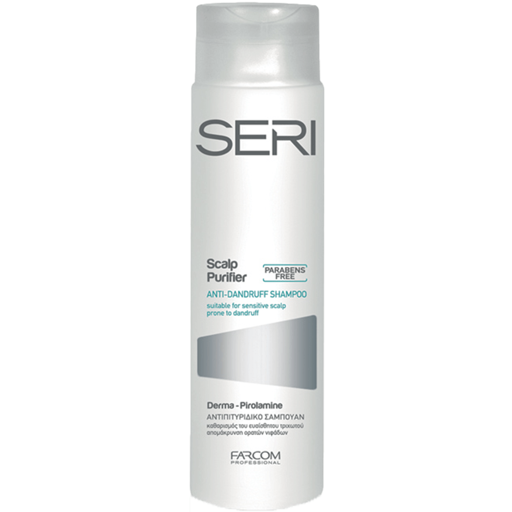 Farcom Seri Scalp Purifier Anti-Dandruff Shampoo 300ml for sensitive scalp with paraben-free formula