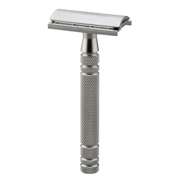 Feather AS-D2 Stainless Steel Safety Razor - Made in Japan
