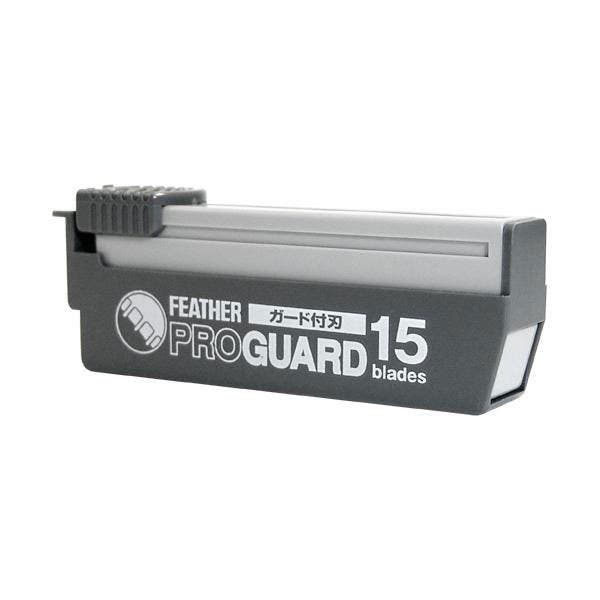 Feather Artist Club SS Folding Razor, Injector Blades Replacement PROGUARD Dispenser 15 blades PG-15