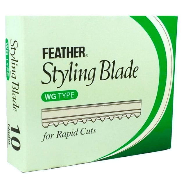 Feather Styling Razor Replacement 10 Styling Blades WG Type