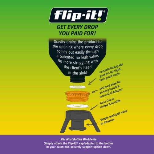 Flip-It! Bottle Emptying Deluxe Kit 6 x Reuseable Systems