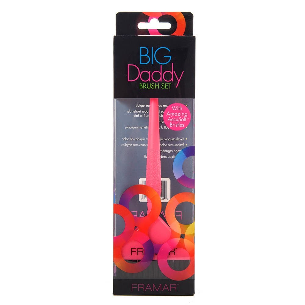 Framar Big Daddy Colour Tint Brush Set 3pk - Coloured