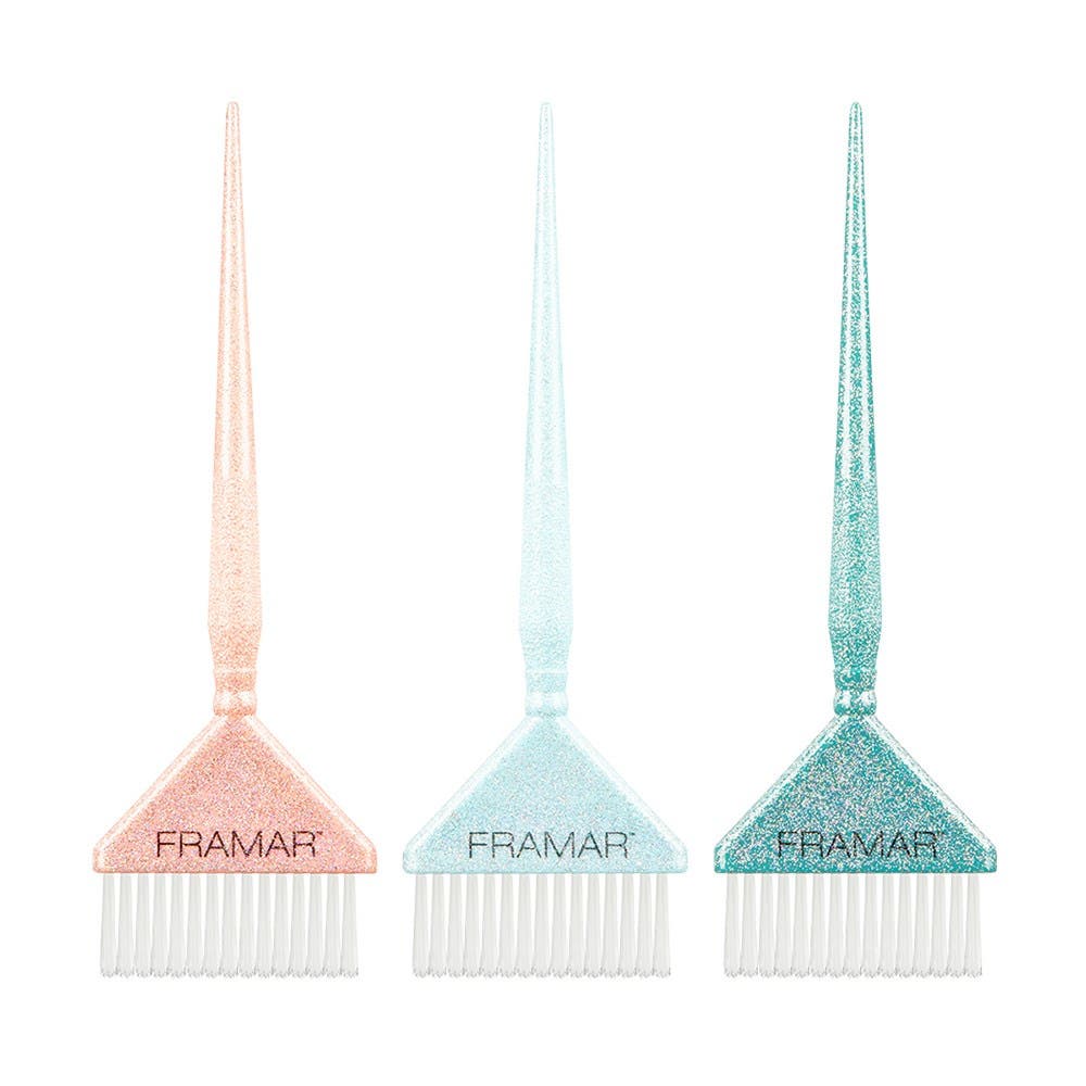 Framar Big Daddy Colour Tint Brush Set 3pk Glitter - Cookie Cutter