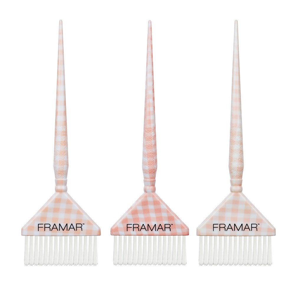 Framar Big Daddy Colour Tint Brush Set 3pk - Peach Please