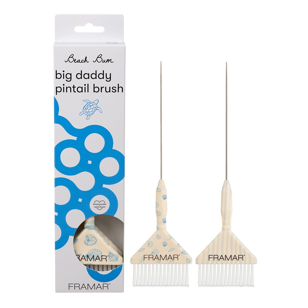 Framar Big Daddy Pintail Tint Brush Set 2pk - Beach Bum