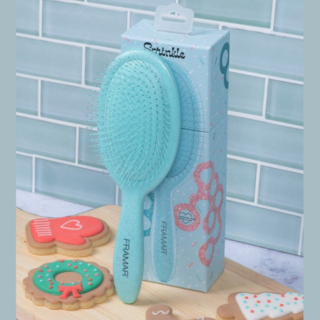 Framar Detangler Hair Brush Cookie Cutter - Sprinkle