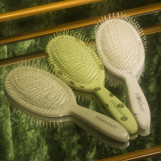 Framar Detangler Hair Brush Extra Dirty - Display 9pc