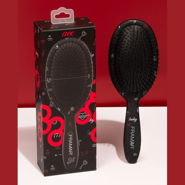 Framar Detangler Hair Brush Get Lucky - Ace