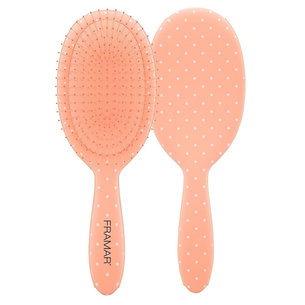 Framar Detangler Hair Brush Peach Please - Dottie