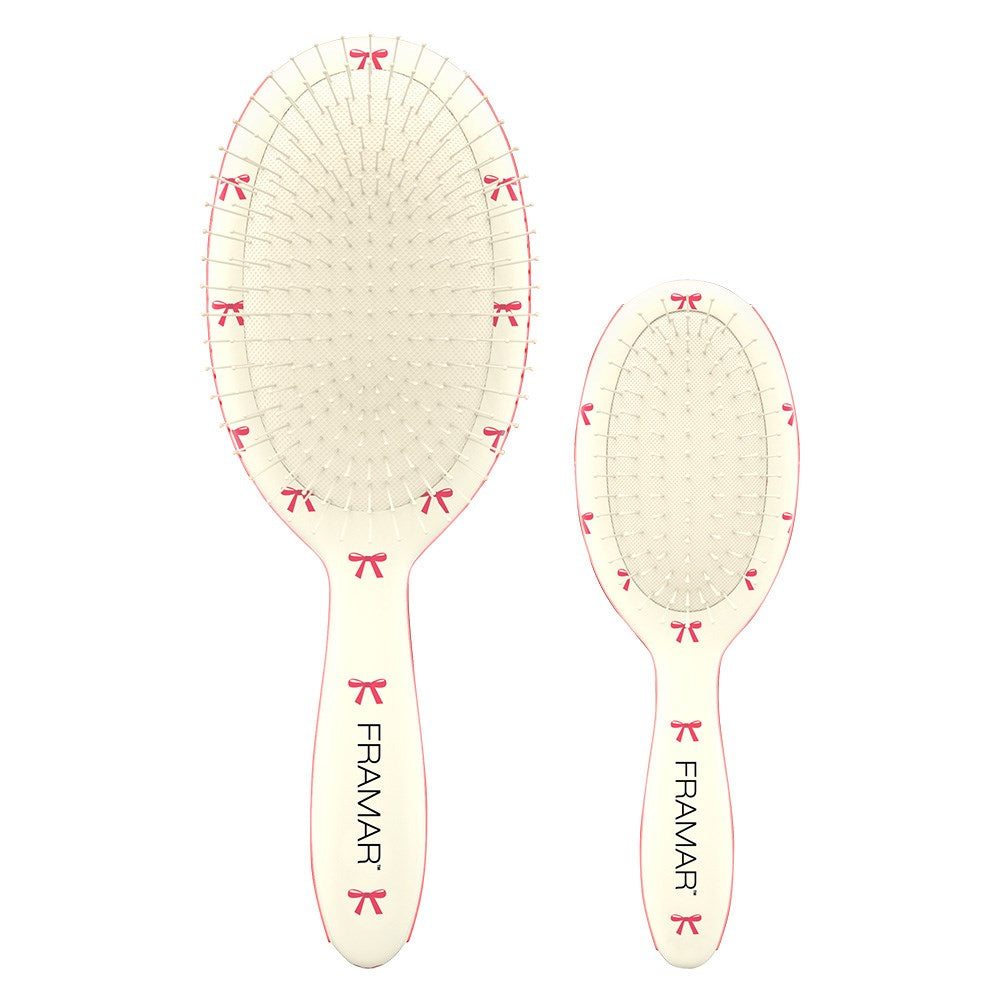 Framar Detangler Hair Brush Set Holiday Duo