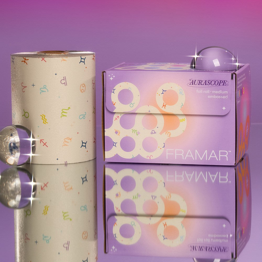 Framar Embossed Foil Roll Medium Aurascope 12.7cm x 97.5m