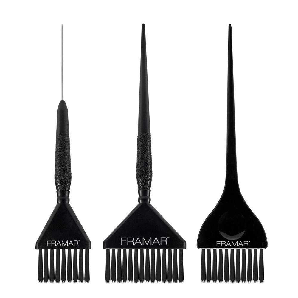 Framar Family Pack Colour Tint Brush Set 3pk - Black