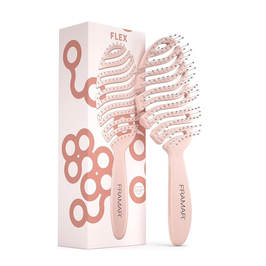 Framar Flex Hair Brush - Champagne