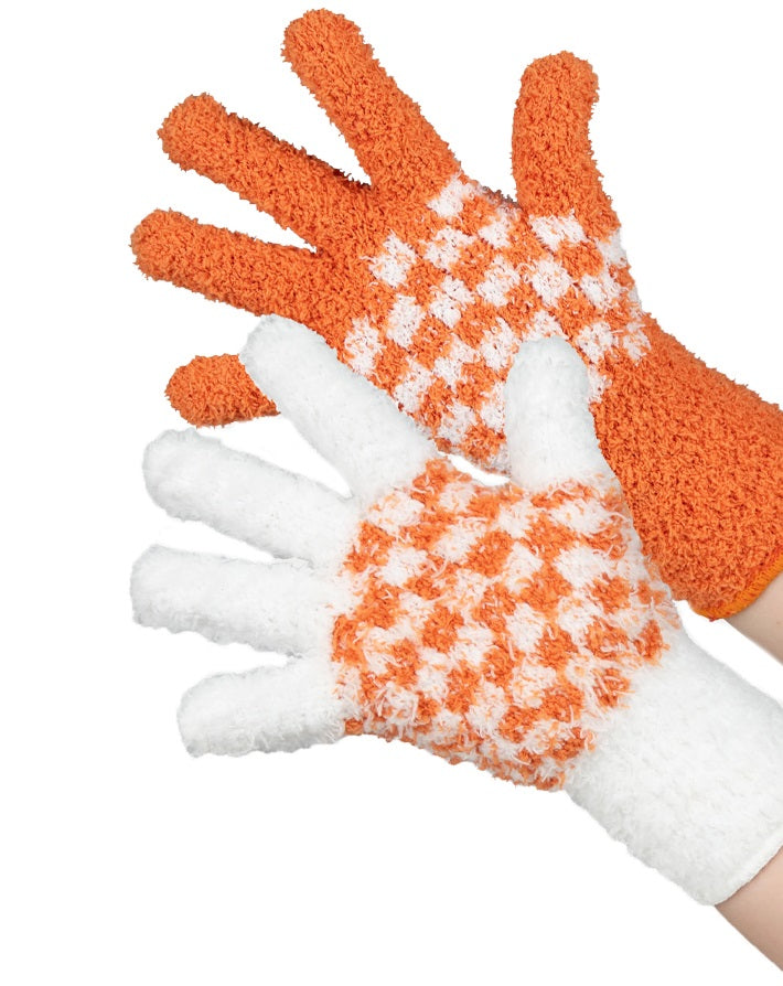 Framar Gloves Bleach Blenders - 2pc Puttin’ On The Spritz Orang, White