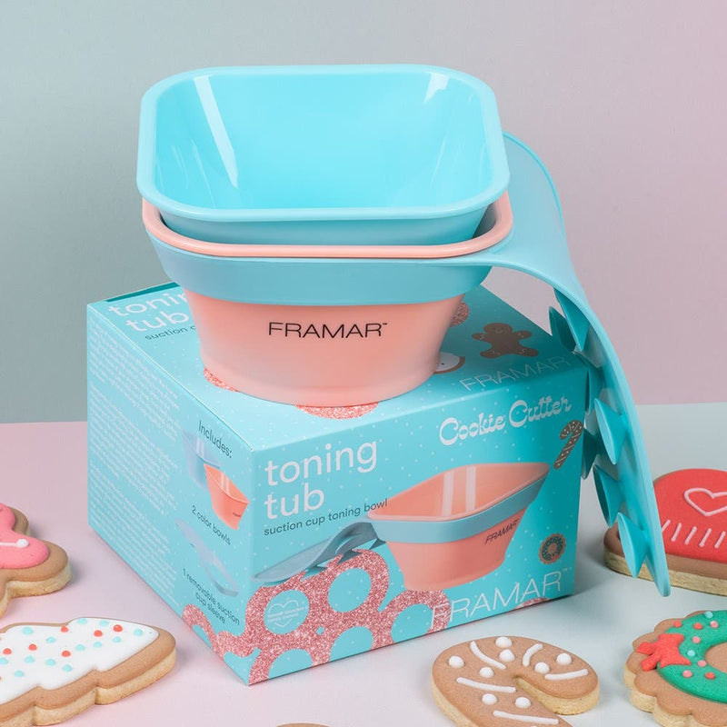 Framar Toning Tub, Suction Cup Toning Bowls - Cookie Cutter