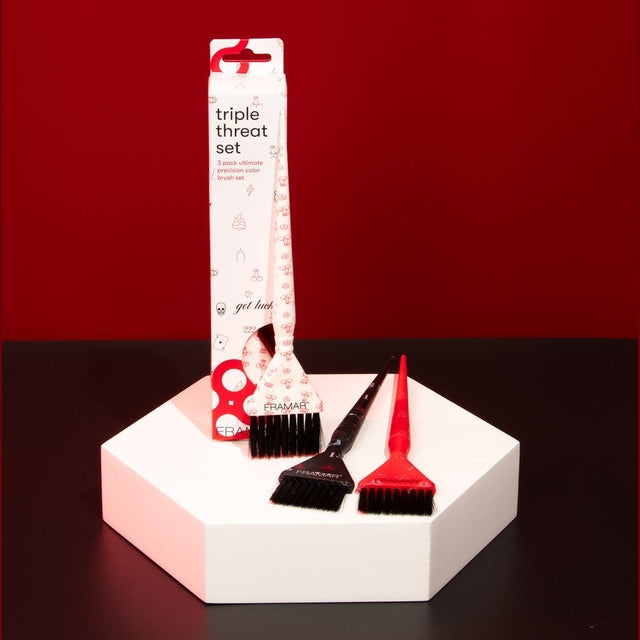 Framar Triple Threat Colour Tint Brush Set 3pk - Get Lucky