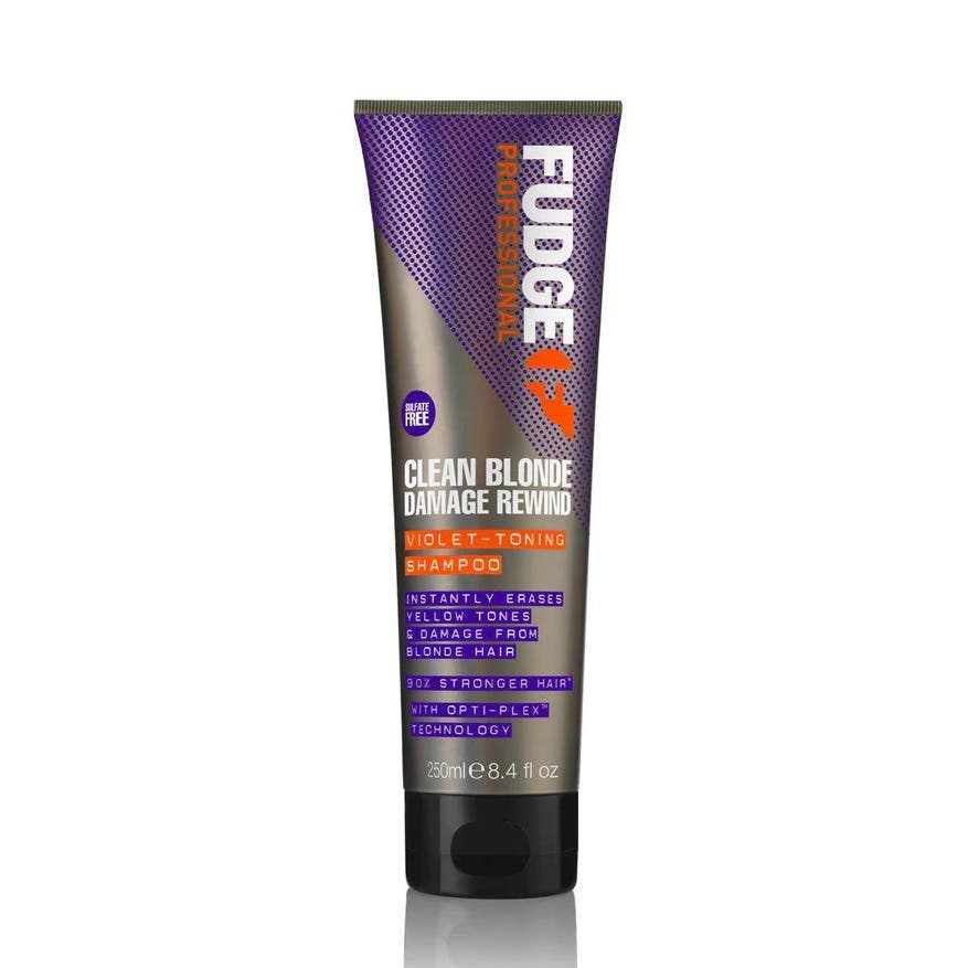 Fudge Clean Blonde Damage Rewind Violet-Toning Shampoo 250ml