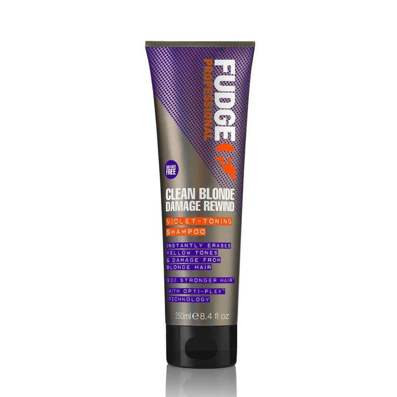 Fudge Clean Blonde Damage Rewind Violet-Toning Shampoo 250ml