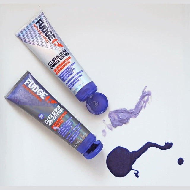 Fudge Damage Rewind Violet -Toning Shampoo & Conditioner Duo, Instant Erases Yellow Tones 250ml