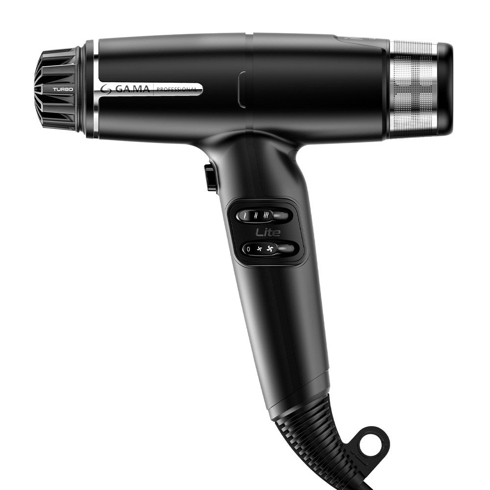 Gama Professional iQ Perfetto Lite Hair Dryer - Black