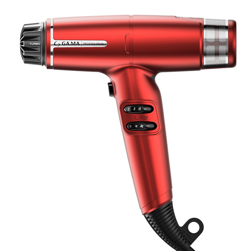 Gama Professional iQ Perfetto Lite Hair Dryer - Red
